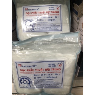 ❤️ gạc phẫu thuật tiệt trùng cản quang 40cm x 40cm gạc miếng y tế phẫu thuật ổ bụng 40x40cm bảo thạch