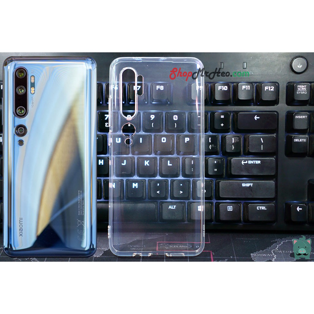 Combo Ốp Lưng Dẻo Trong Suốt Xiaomi Mi Note 10 - 10 Pro - Mi CC9 Pro