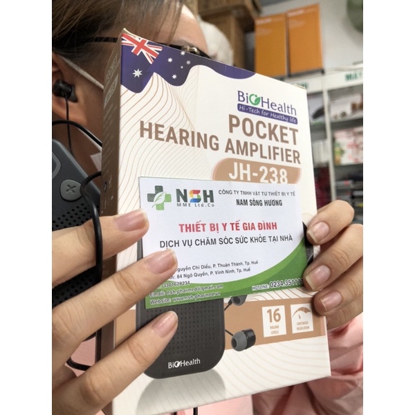 ❤️ Tai nghe máy trợ thính bỏ túi có dây Biohealth JH-238 JH238  Máy