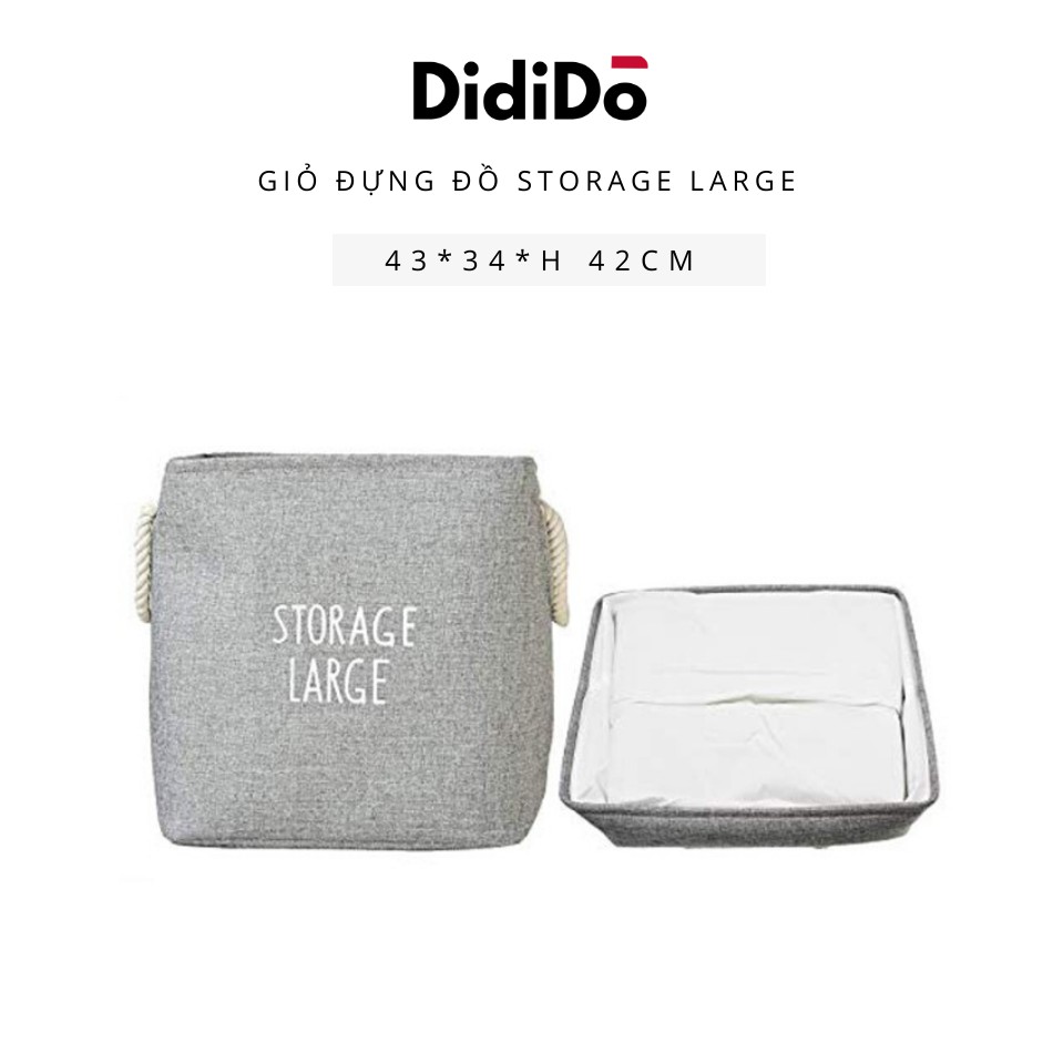 Giỏ Vải DidiDo đựng đồ Storage Large