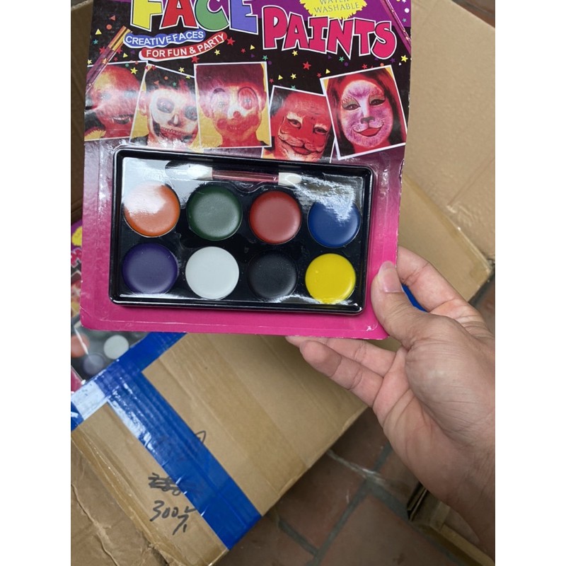 Mầu vẽ mặt halloween