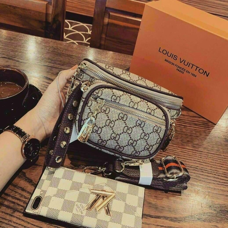 Túi Đeo Bụng, Đeo Ngực Nữ ♥️XẢ KHO♥️ Túi Bao Tử Nữ Nhiều Ngăn Hottrend HQ 502
