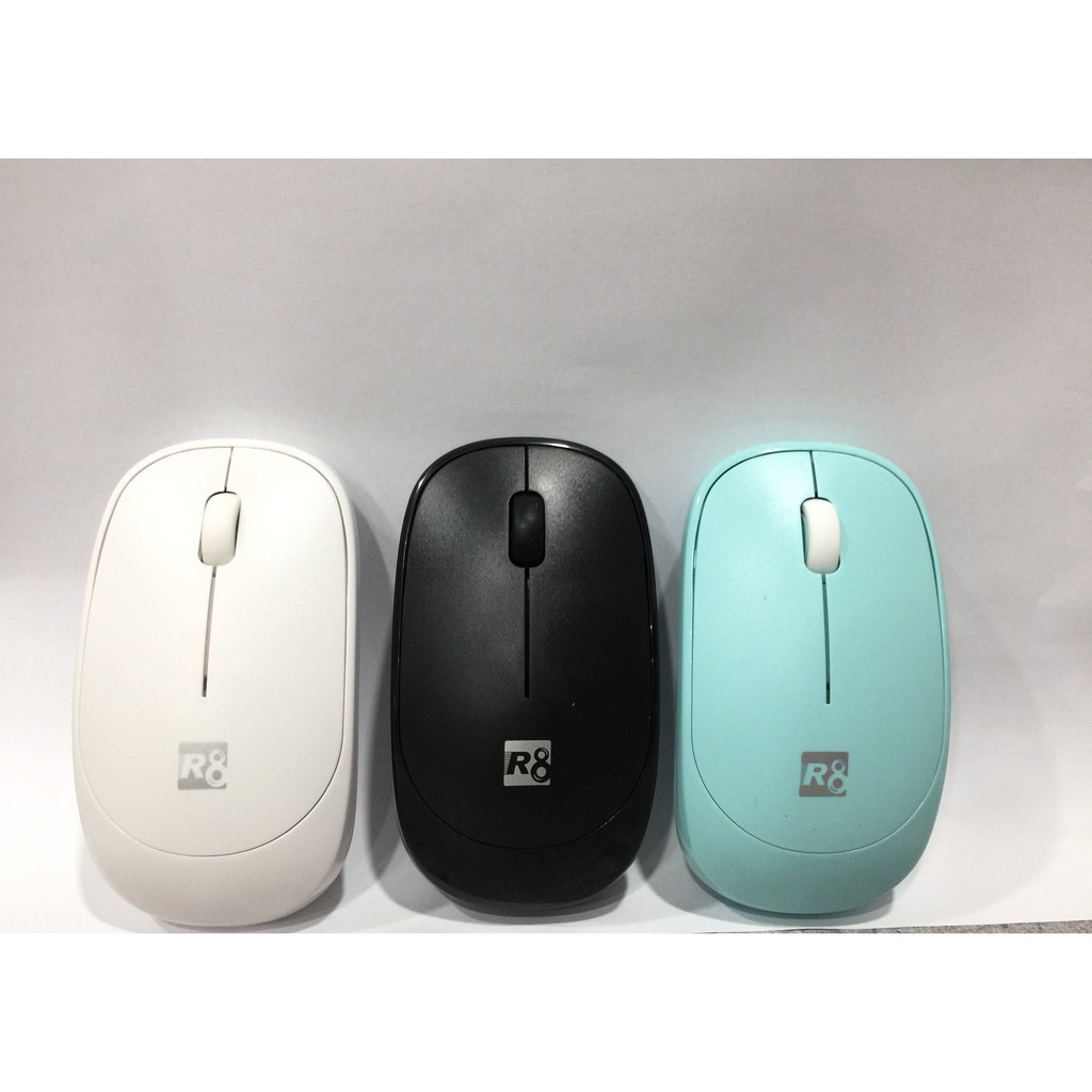 CHUỘT KHÔNG DÂY R8 1709 ĐEN, TRẮNG, HỒNG,XANH, MOUSE MÁY TÍNH