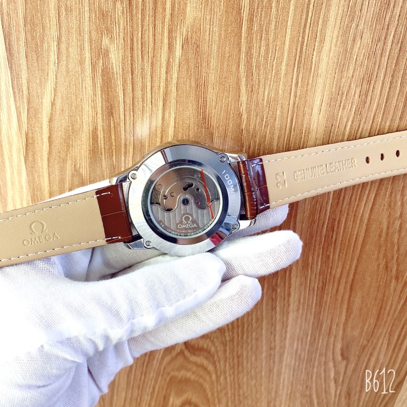 Đồng hồ cơ nam OMG máy cơ chính hãng,Dây da nâu sang trọng thời trang chống nước chống xước tuyệt đối,Bảo hành 100% | BigBuy360 - bigbuy360.vn