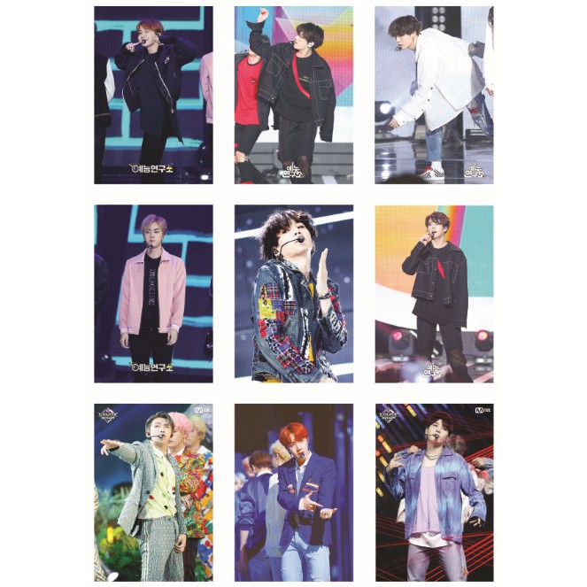 Lomo card ảnh BTS Comeback Stage Full 54 ảnh