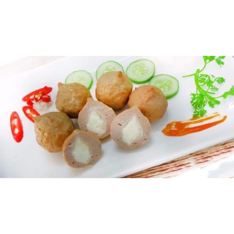 HOT-Gà Viên Nhân Phô Mai ~ Chicken Meat Ball nhập khẩu Malaysia 200g | BigBuy360 - bigbuy360.vn
