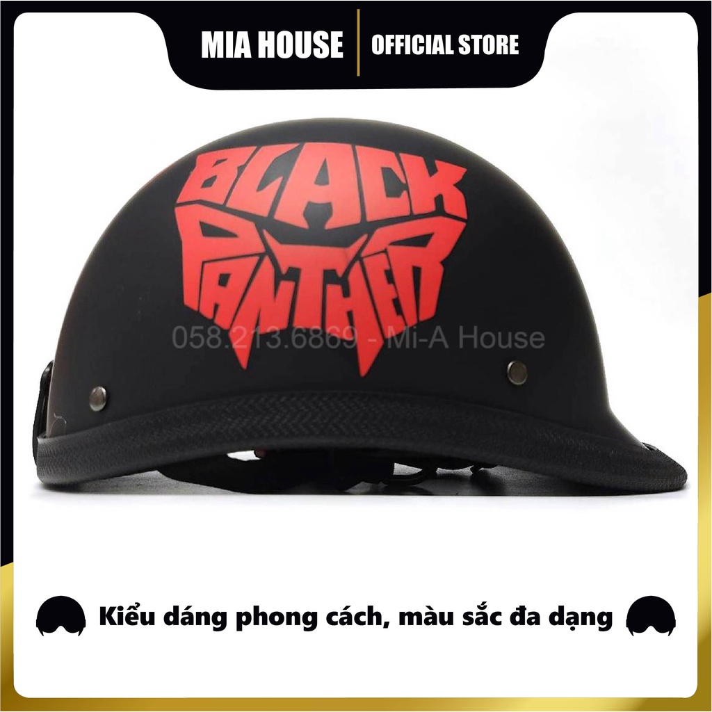 Mũ bảo hiểm nửa đầu đua ngựa 1/2 đầu nhẹ nhàng, phong cách, phụ kiện dạo phố không thể thiếu cho giới trẻ