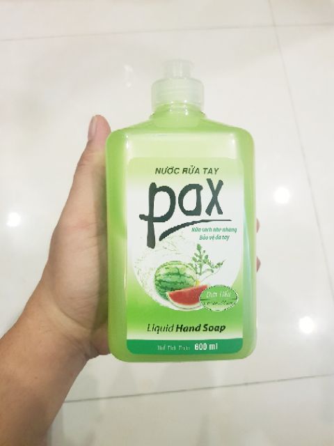 [CHAI LỚN] Nước Rửa Tay Xà Bông Xà Phòng Rửa Tay Pax 600ml | BigBuy360 - bigbuy360.vn