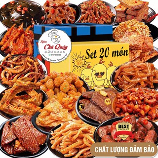 SET ĂN VẶT 20 món - Đồ ăn vặt nội địa [Tiệm Chú Quậy]