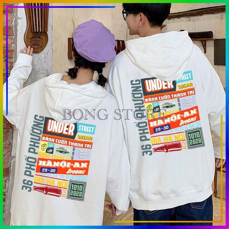 Áo Hoodie Nữ Hà Nội Phố Cực Hót, Áo Hôdie Nữ  Có Mũ Form Rộng Unisex | BigBuy360 - bigbuy360.vn