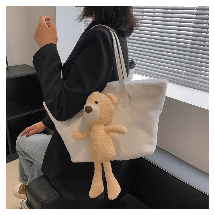 Túi Tote Đeo Vai Bằng Vải Bông Sức Chứa Lớn Mẫu 2022 Thời Trang Mùa Thu Cho Nữ