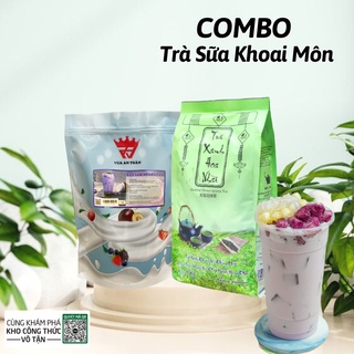 Combo trà sữa khoai môn pha 307 ly
