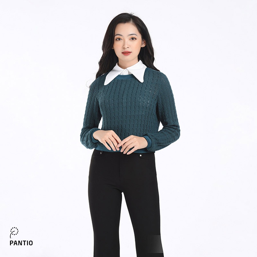 Áo thun nữ chất liệu cotton cổ tròn dáng boom FAS92500 - PANTIO