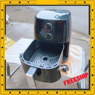 Nồi Chiên Không Dầu CAMEL [Miễn Phí SHIP⛔️]Nồi chiên không dầu giá rẻ dung tích 6L quay được gà nướng bánh-BH 3thang