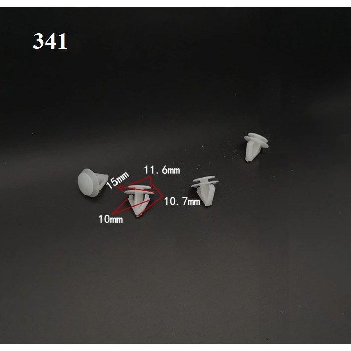 10 cái Vít nở nhựa (Kiều 341)