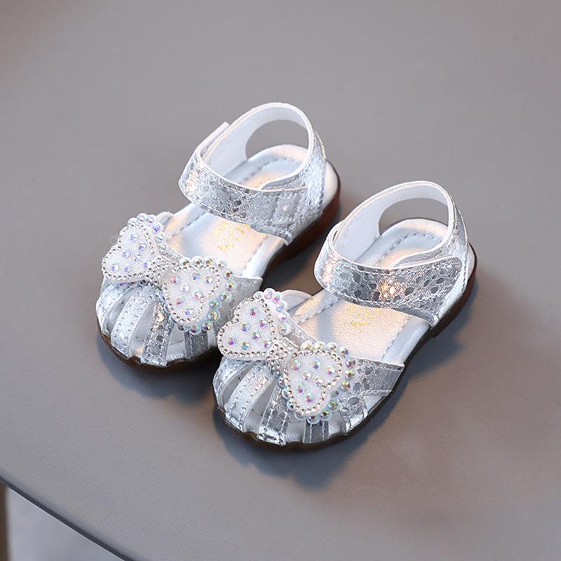 Sandal bé gái da bện giày tập đi Xăng đan công chúa cho bé 0-3 tuổi [DTD17]