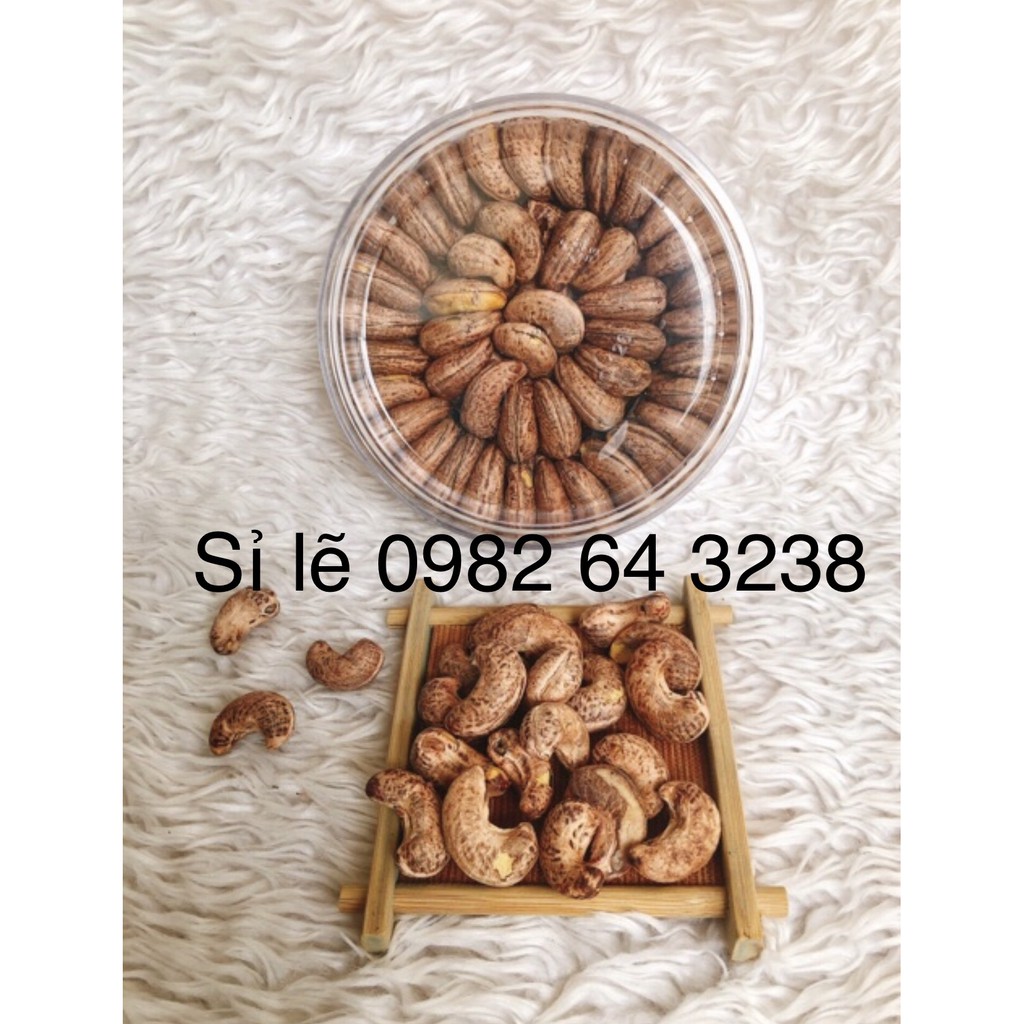 (HCM – SỈ LẺ SLL) 500 GRAM HẠT ĐIỀU RANG MUỐI NGUYÊN LỤA 390-410 HẠT/KG