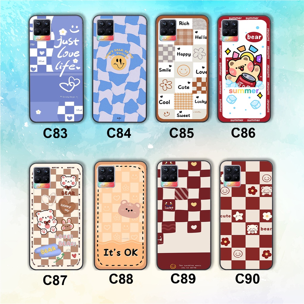 Ốp lưng Realme 8 / Realme 8 Pro trái tim hình gấu cute cá tính, giá rẻ, cực bền