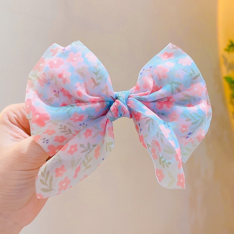 Kẹp Tóc Hình Nơ Kiểu Hàn Quốc Dễ Thương Xinh Xắn Dành Cho Bé Gái