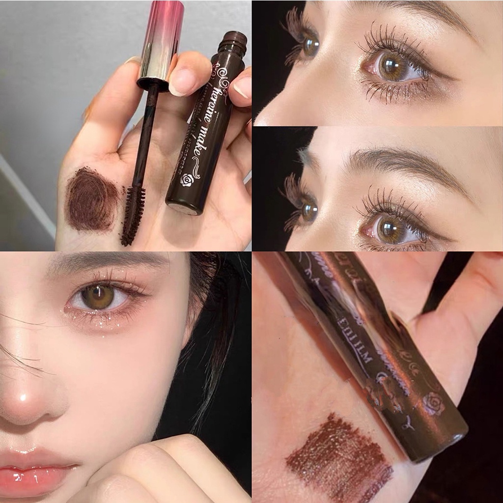 Mascara Cappuvini Chống Thấm Nước Không Nhòe Chuốt Dày Và Cong Mi Tự Nhiên