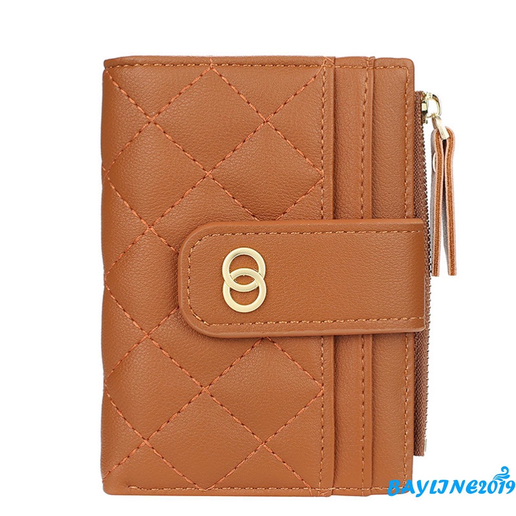 Ví Da Pu Gập Đôi Thời Trang Nữ Tính