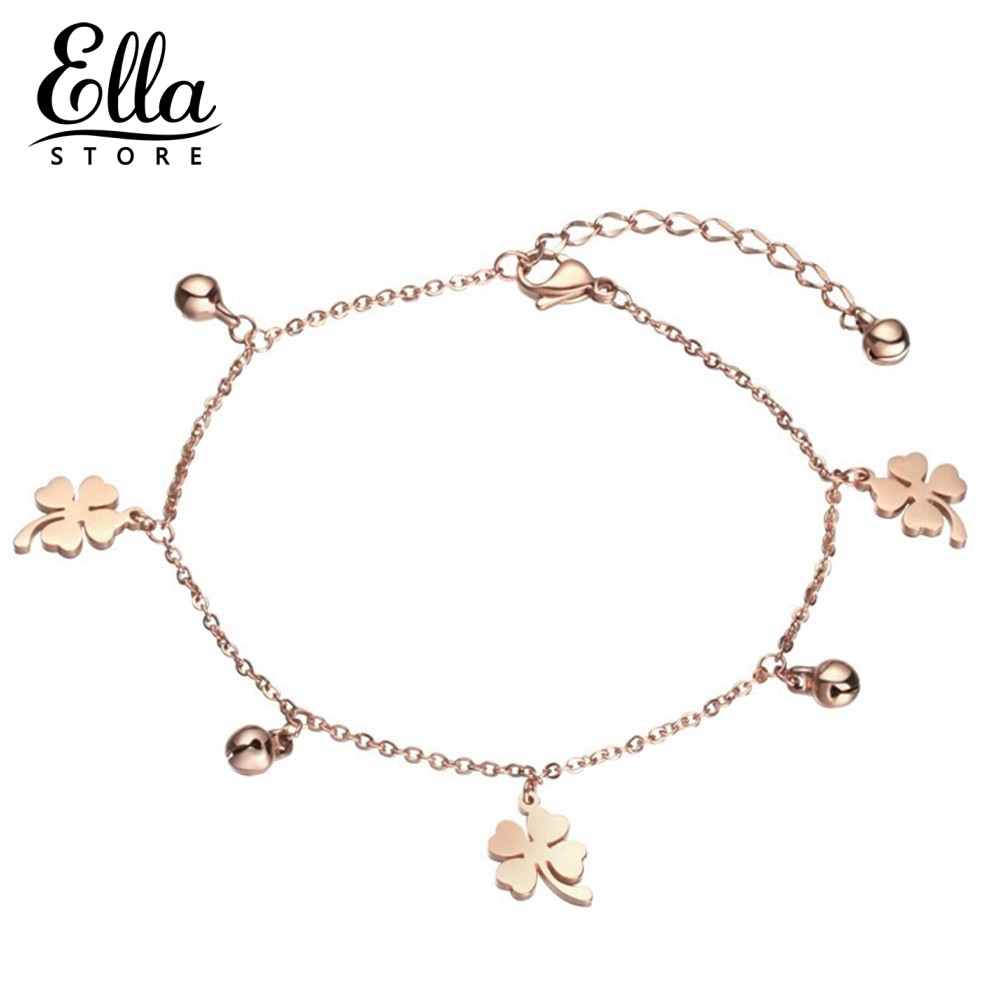 Lắc chân kiểu xích mặt hình cỏ may mắn đáng yêu | BigBuy360 - bigbuy360.vn