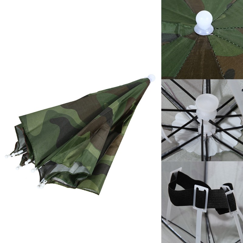 Nón phối dù chống nắng tiện dụng dành cho trẻ em và người lớn