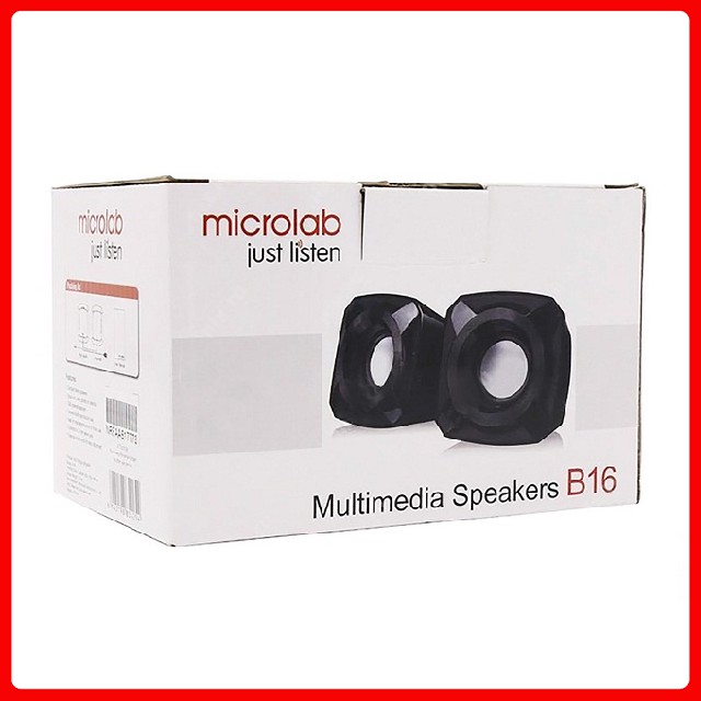 Loa Microlab B16-2.0 / 5W RMS (màu đen) - Hàng chính hãng