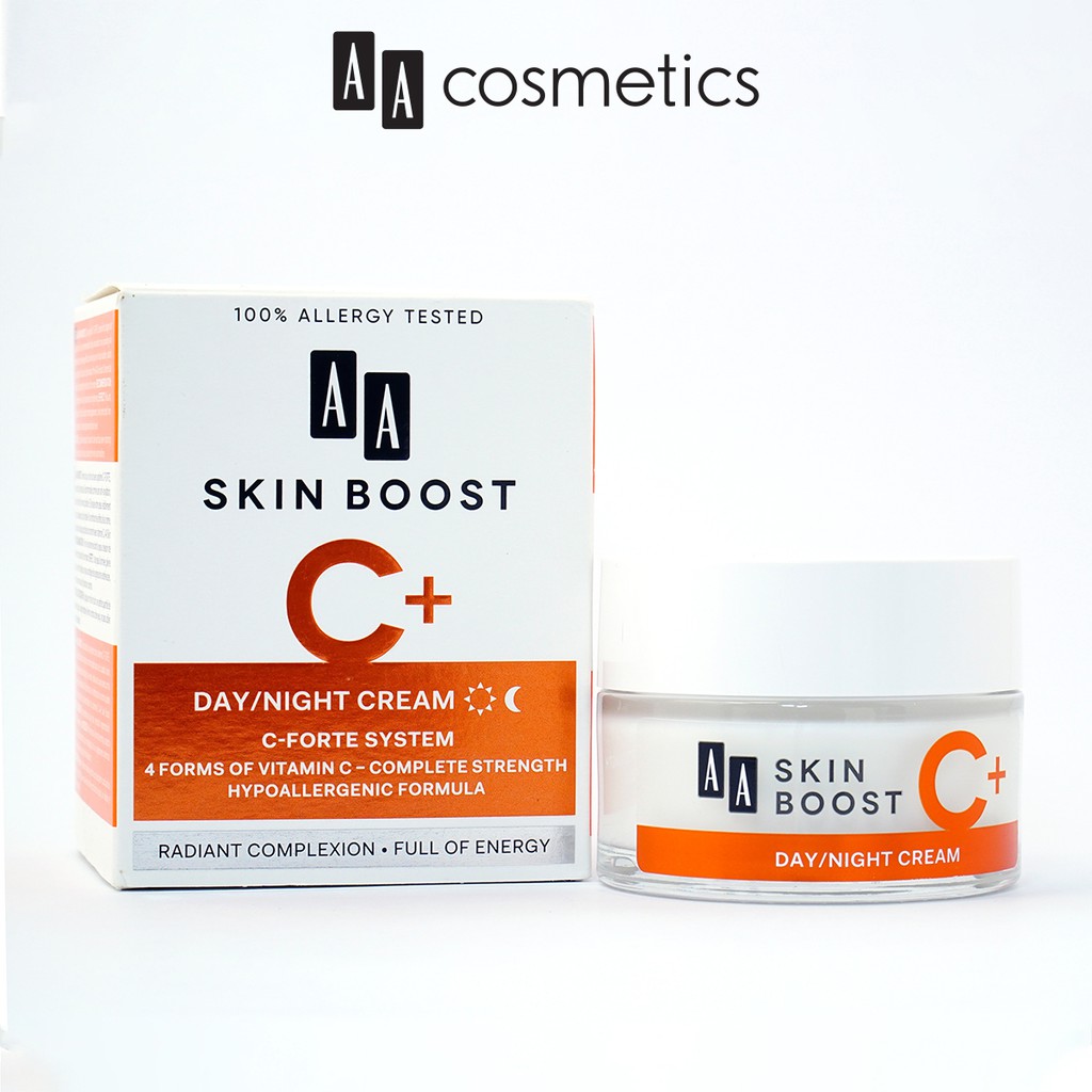 Kem dưỡng trắng AA Cosmetics Skin Boost C+ lọ 50ml