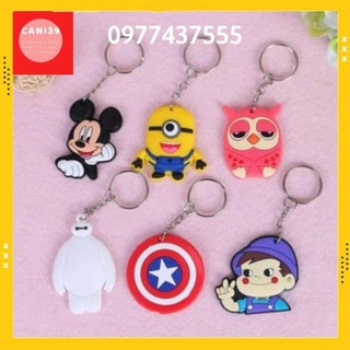 Móc chìa khóa Móc chìa khóa nhiều hình dễ thương cute, chọn màu ngẫu nhiên