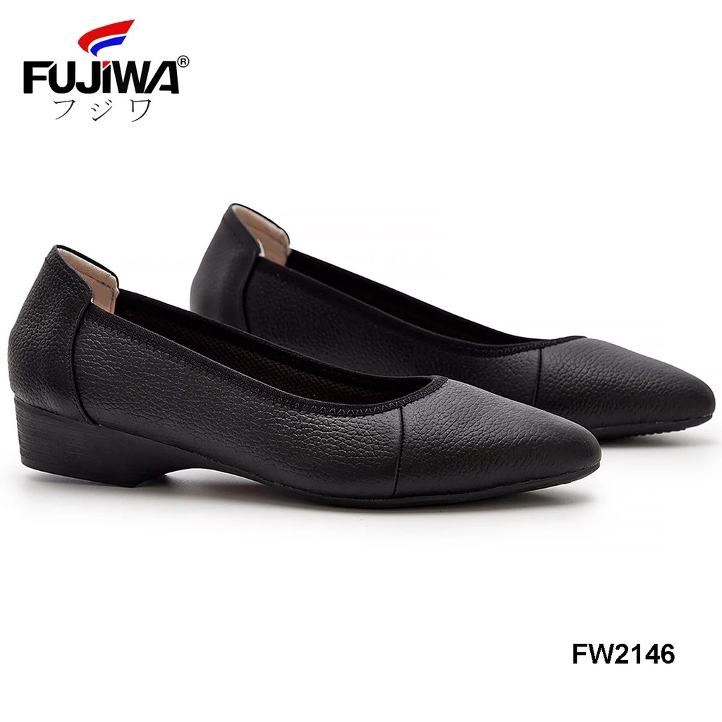 Giày Nữ Da Bò FUJIWA - FW2146. Da Thật Cao Cấp. Được Đóng Thủ Công (Handmade). Đế Cao 2 Cm. Size: 35, 36, 37, 38, 39, 40