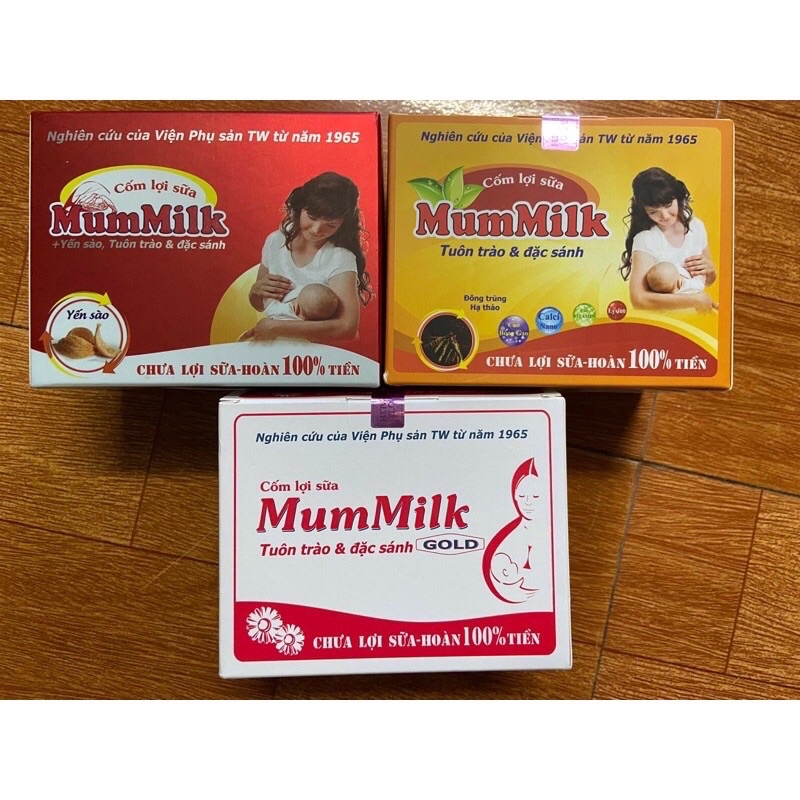 CỐM LỢI SỮA Mummilk ( Mua 6 tặng 1 gói tăm bông cho bé) - Sản Phẩm Nghiên Cứu Của Viện Phụ Sản TƯ 1965