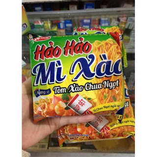 Mì Tôm Hảo Hảo Xào Các Vị