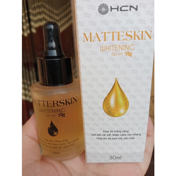 Serum Matteskin Whitening giúp trẻ hóa làn da,dưỡng da ngăn ngừa mờ thâm nám tàn nhang