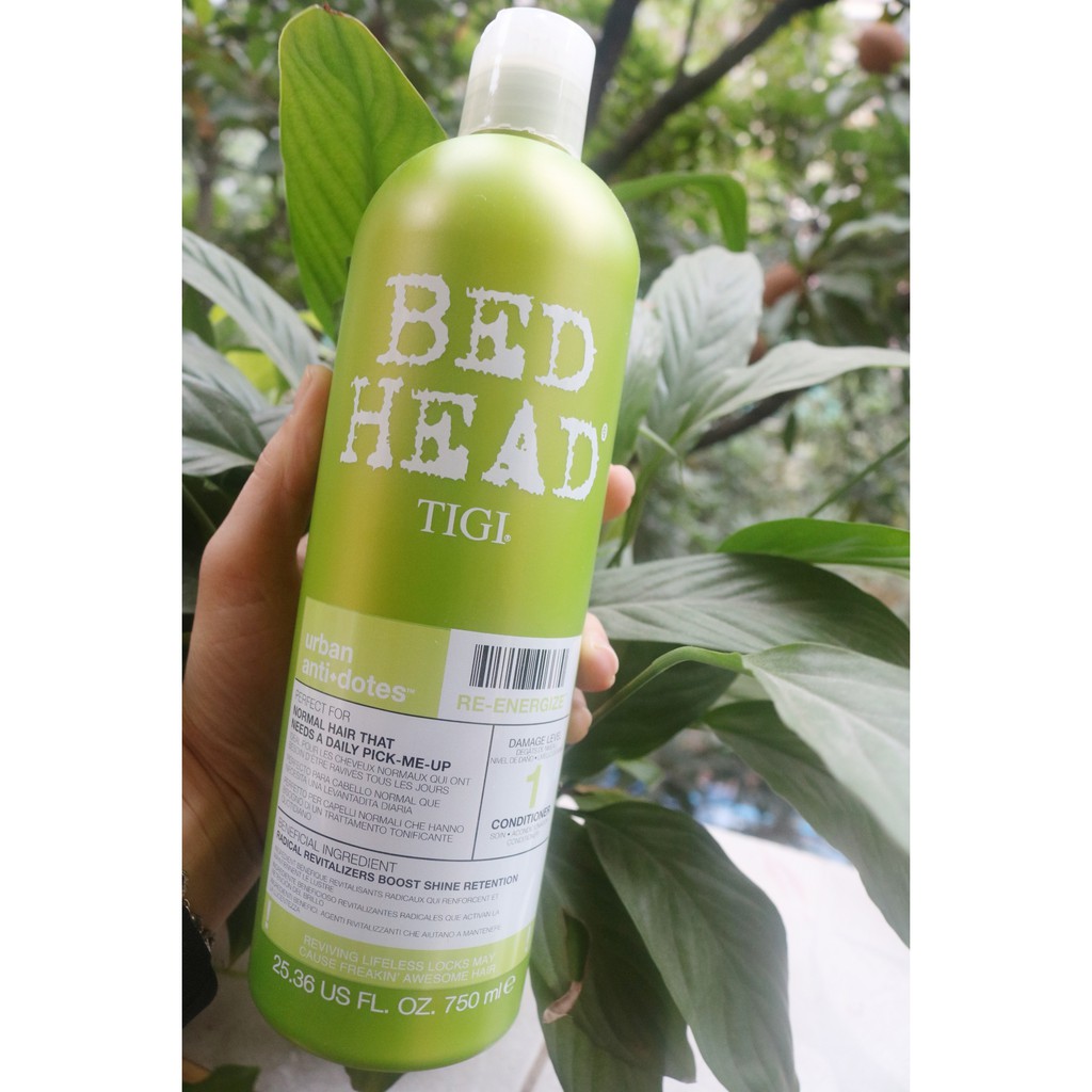[Chính Hãng]Cặp Dầu Gội Xả Phục Hồi Tóc Hư Tổn Tigi Bed Head Số 1 - Màu Xanh Lá | BigBuy360 - bigbuy360.vn
