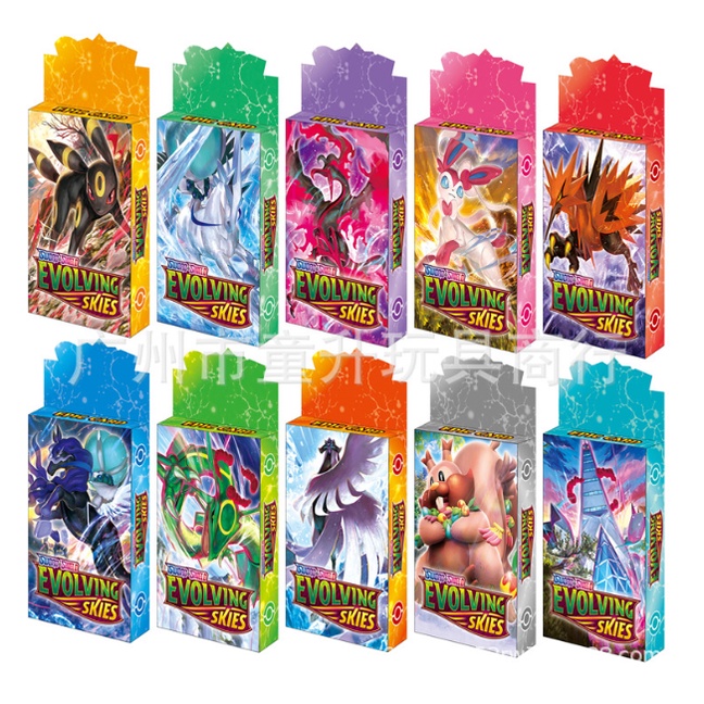 Bộ Thẻ Bài Pokemon, Pikachu, Hộp 25 Thẻ Cao Cấp, Bộ Sưu Tập Dành Cho Bé