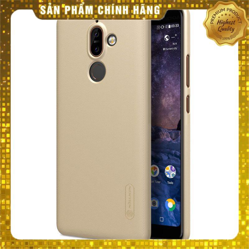 Ốp Lưng Sần chống sốc cho Nokia 7 Plus hiệu Nillkin (kèm giá đỡ hoặc miếng dán từ tính) - Hàng Chính hãng