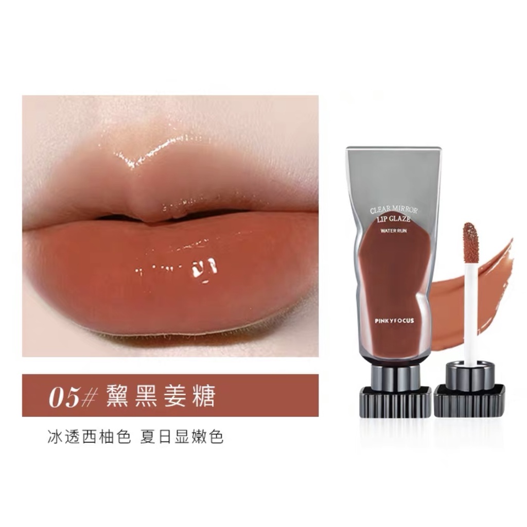 Son Môi PinkyFocus Dạng Bùn Trong Suốt Lâu Trôi Màu Bóng Xinh Xắn