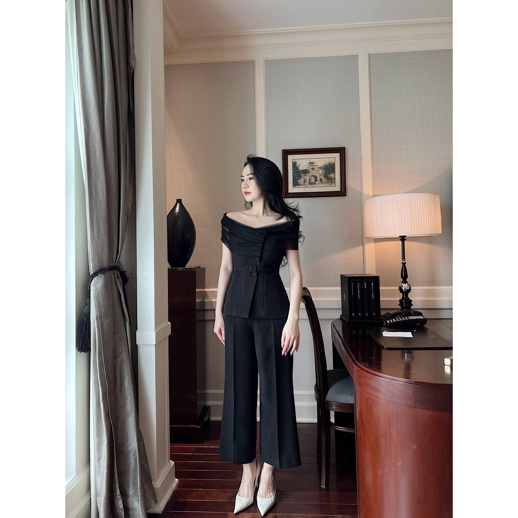 Quần Xuông V5 màu Trắng + Đen Ricci | Ricci Official
