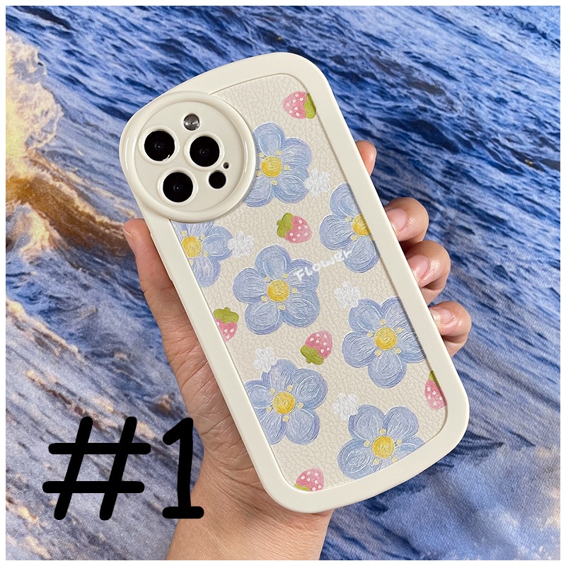 FOR OPPO A17K A57 A77S A39 A37 RENO 7 8 REALME C55 6 PRO 7i 9i C35 C31 C25 C21Y C20 C17 C15 C12 C11  painting oval soft case