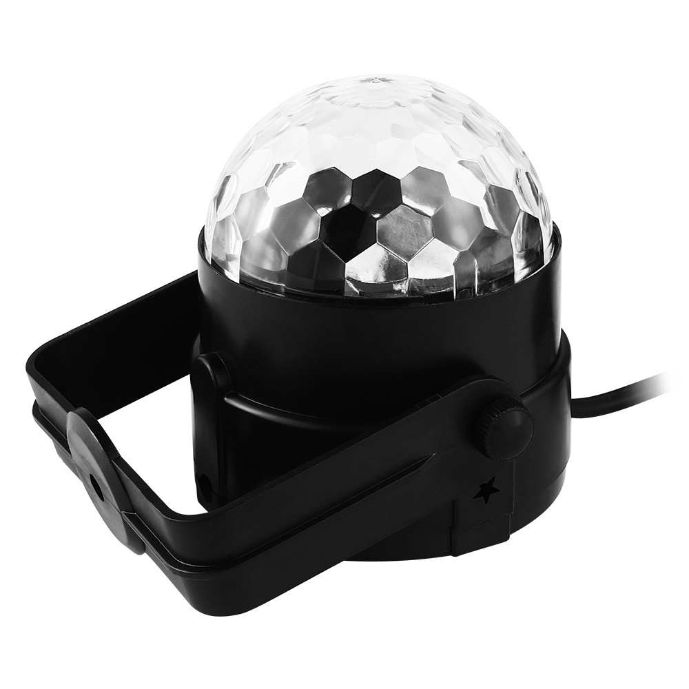 Đèn quả cầu xoay nháy theo nhạc led cầu mini, đèn bar chớp nhiều màu đẳng cấp có REMOTE