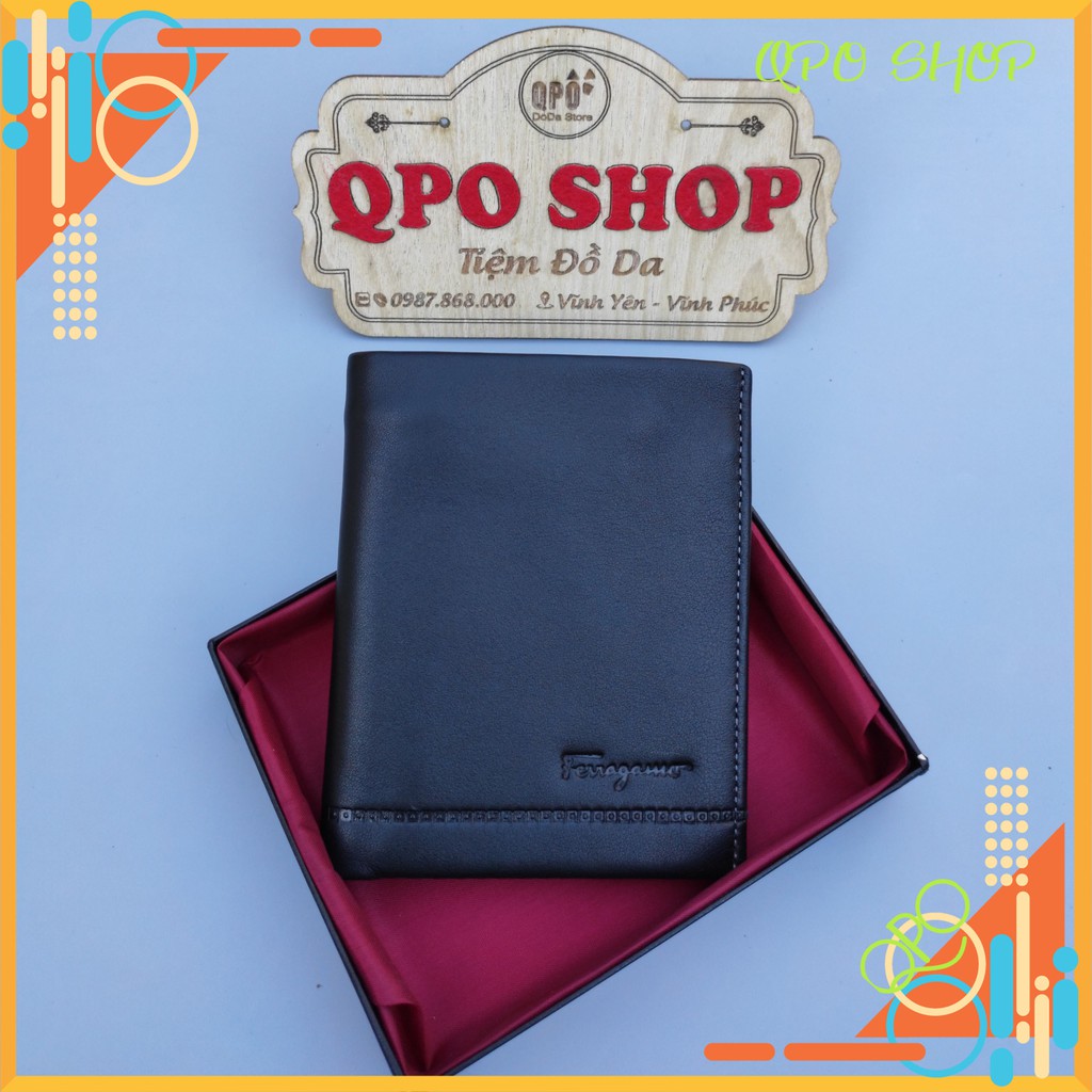 Ví Da Cao Cấp Rành Cho Nam Giới Full Da Bò Nappa Loại 1- Bảo Hành 12 Tháng