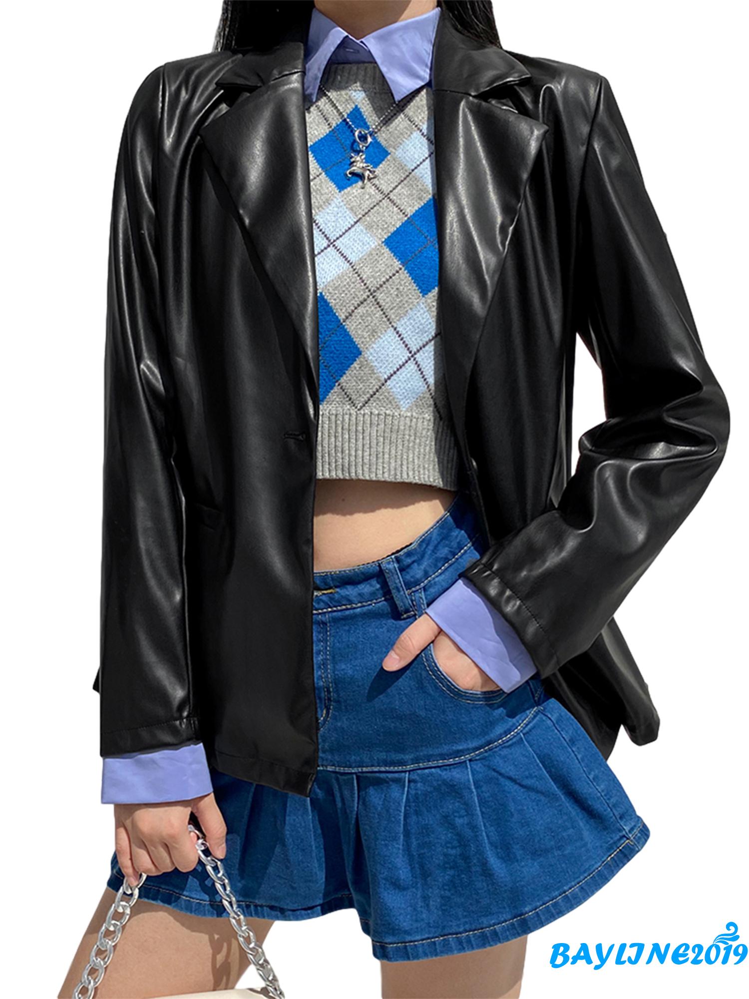 Áo Khoác Da Pu Thời Trang Dành Cho Nữ | BigBuy360 - bigbuy360.vn