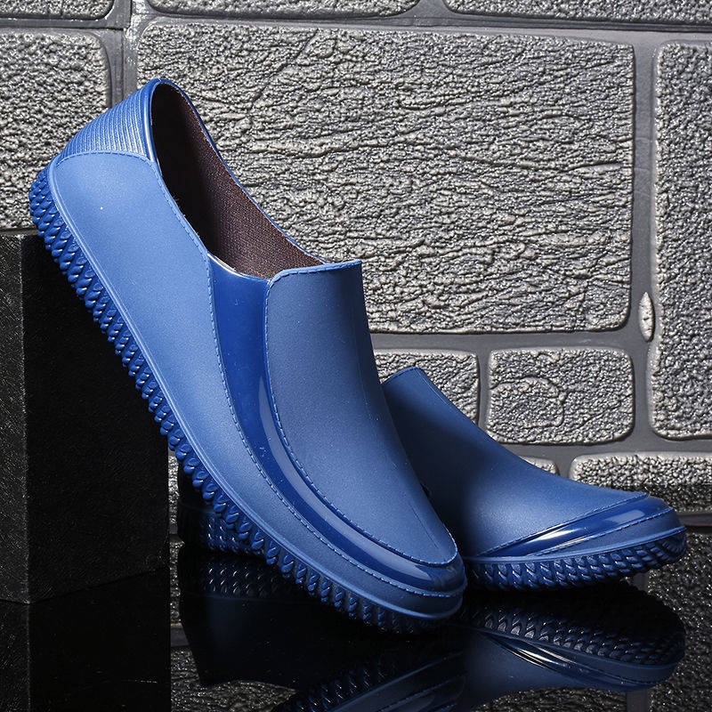 Ủng cao su đi mưa chống trượt chống thấm nước thời trang cho nam