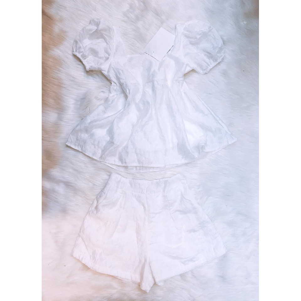 [ẢNH THẬT]SET BỘ BABYDOLL VOAN TƠ ĐÁM MÂY+QUẦN ĐÙI