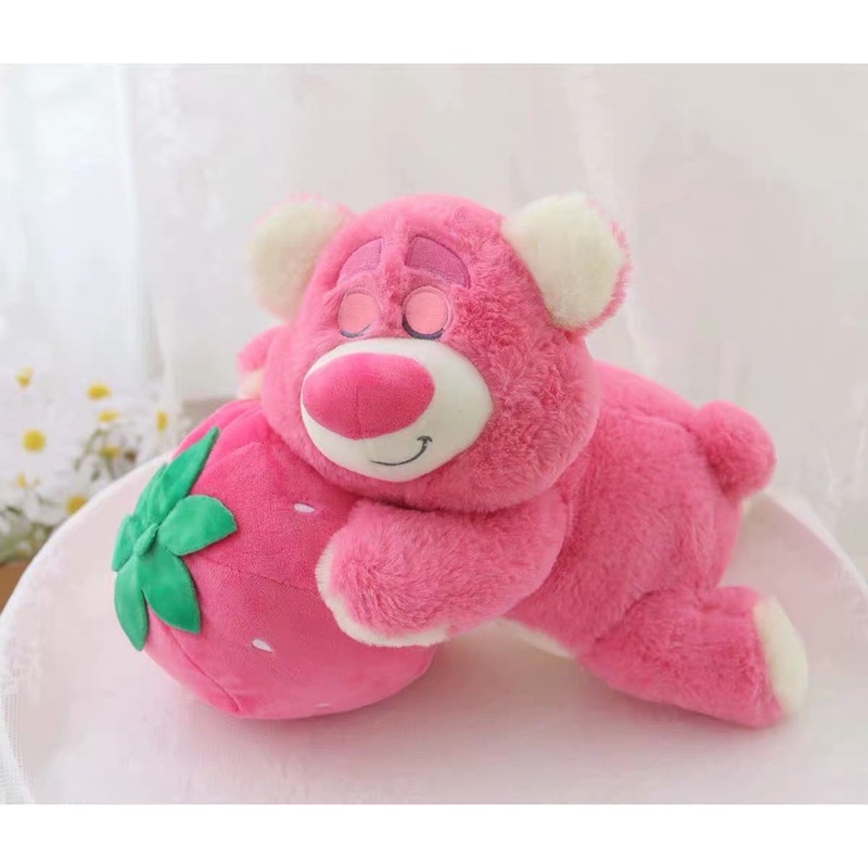 Gấu bông Lotso ôm dâu ( có thơm nhẹ mùi dâu )