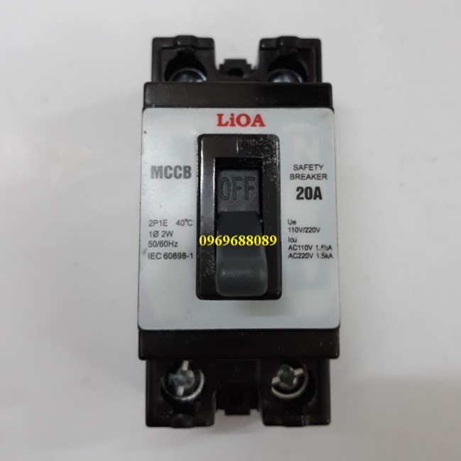 Cầu dao tự động CB  LIOA 15A, 20A, 30A - HÀNG CHÍNH HÃNG