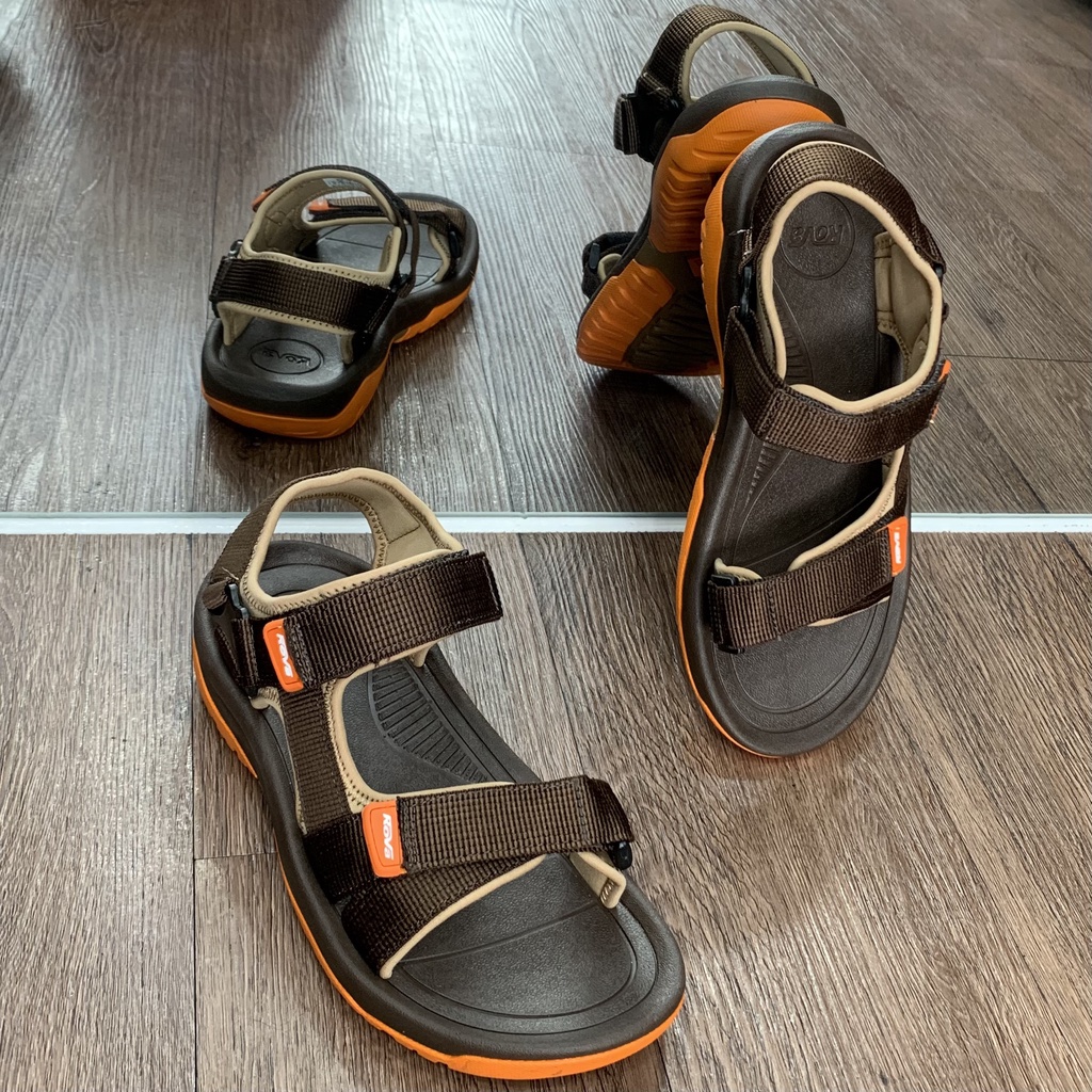 [Mua Kèm Áo Thun 0Đ] Giày Sandal Nam Đê Đúc Hiệu Rova - RV866 Nâu Tây