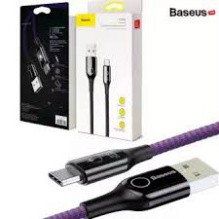 Cáp sạc thông minh tự ngắt khi sạc đầy pin hãng Baseus dài 1M ( phiên bản mới năm 2020) chuẩn Type C hỗ trợ sạc nhanh QC
