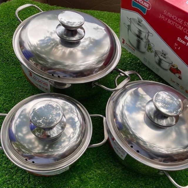 Bộ nồi sunhouse inox